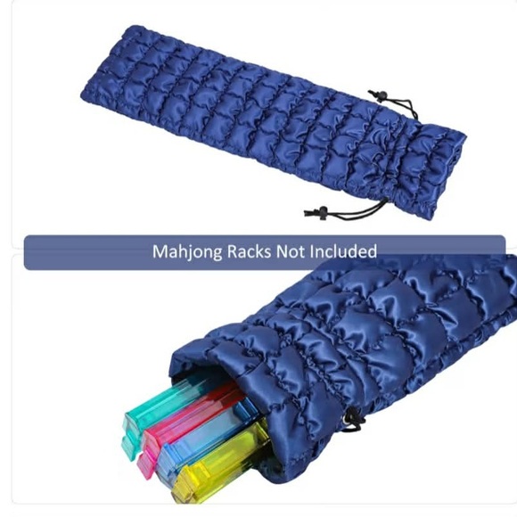 3 piece Mahjong Bag Set for American Mahjong Tiles and Racks (bags only) - Picture 5 of 11